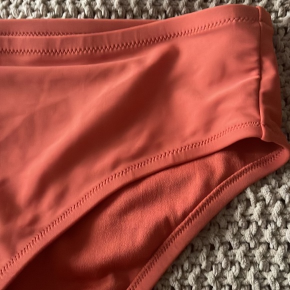 Kona Sol Women's Plus Size Bikini Bottom Rust Solid bottoms Sz 16W 18W NWOT - Picture 10 of 10